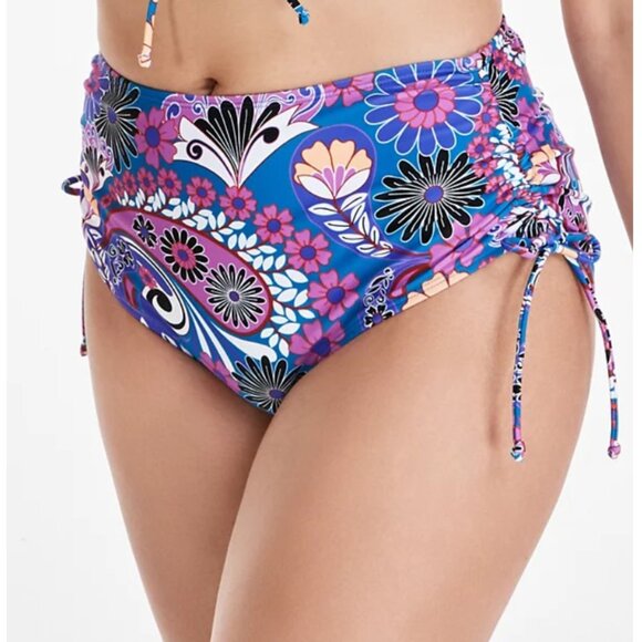 Salt + Cove Women's Floral Print High Waist Bikini Bottoms - Size: XS - NWT - Picture 1 of 11